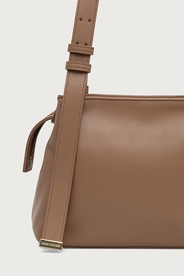 Akcesoria Armani Exchange Torebka damska z imitacji skóry XW002604.AF19902 beżowy