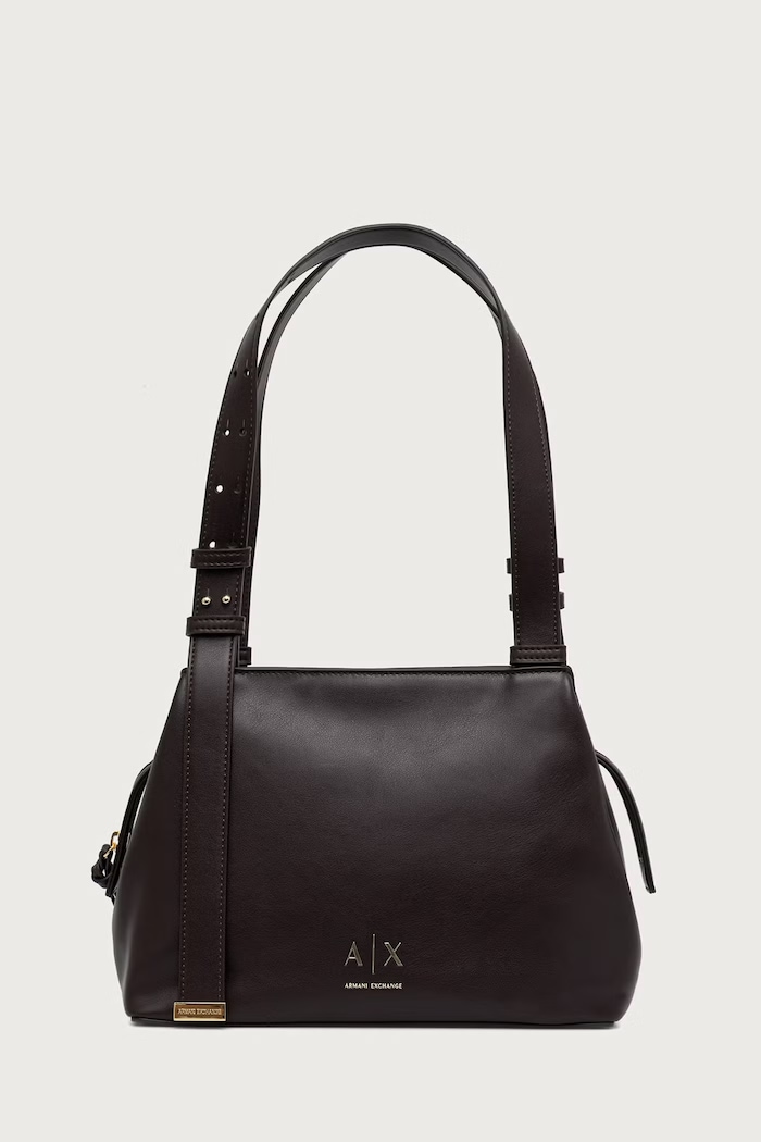 Armani Exchange Чанта дамска от имитация на кожа кафяв XW002604.AF19902