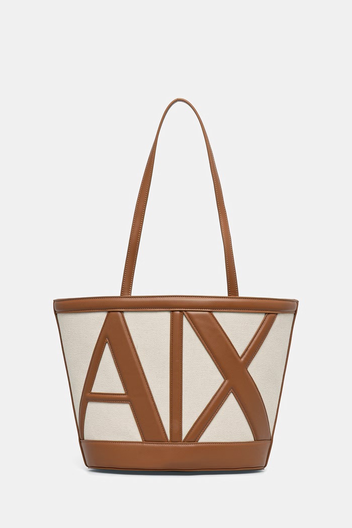 Kabelka Armani Exchange textilný béžová XW002607.AF22635