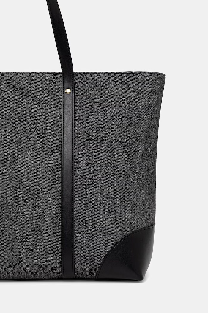 Accesorii Armani Exchange geantă shopper pentru femei, cu imitație de piele XW002608.AF22685 negru