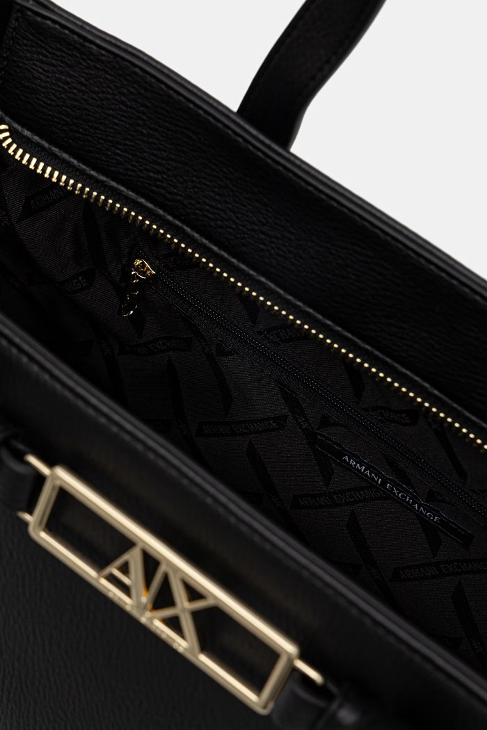 Armani Exchange kabelka typu shopper dámska z imitácie kože XW002609.AF15632 čierna