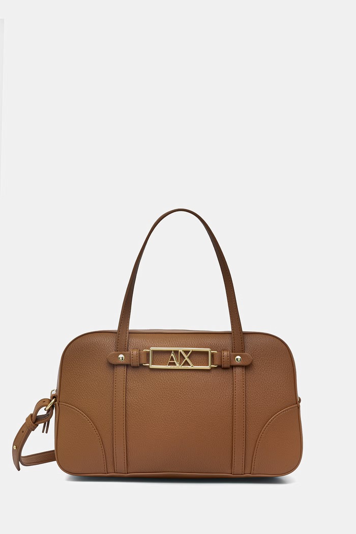 Kabelka Armani Exchange imitácia kože hnedá XW002610.AF15632