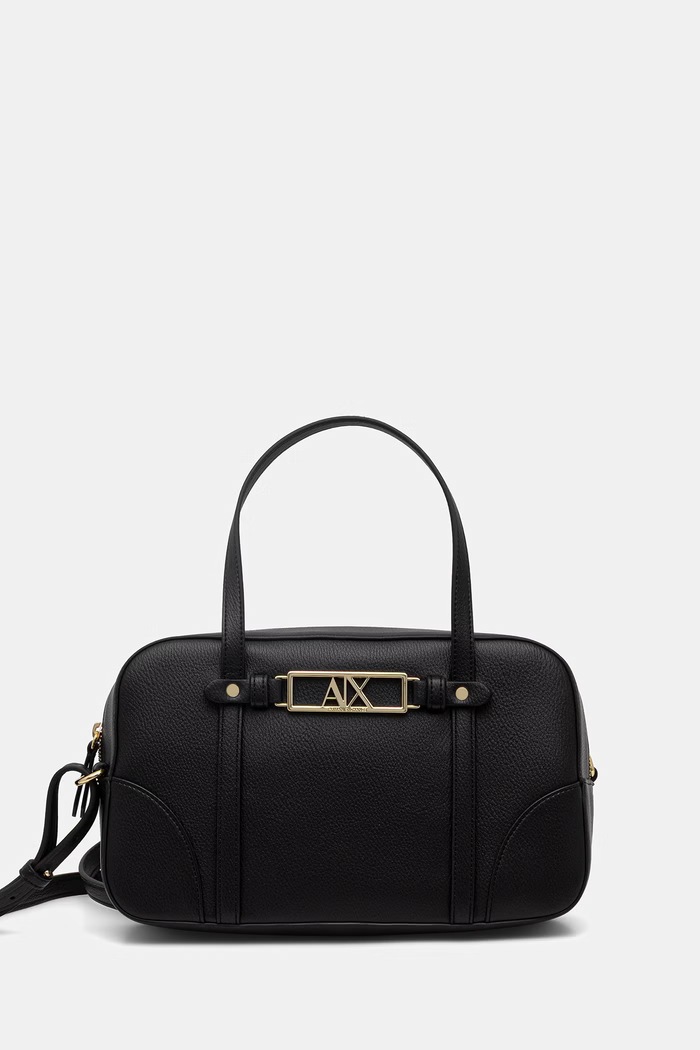 Kabelka Armani Exchange imitácia kože čierna XW002610.AF15632