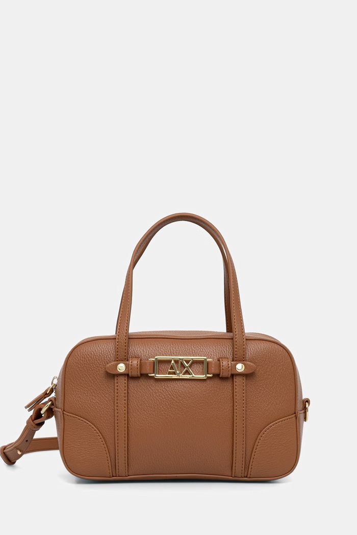 Kabelka Armani Exchange imitácia kože hnedá XW002611.AF15632