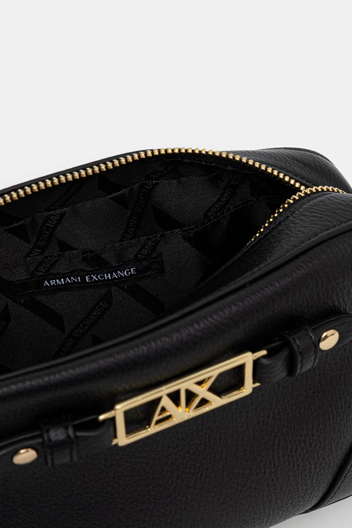 Armani Exchange crossbody kabelka dámska z imitácie kože XW002612.AF15632 čierna