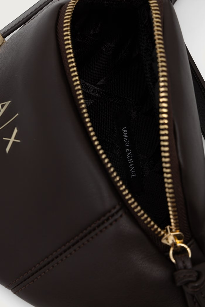 Ľadvinka dámska z imitácie kože Armani Exchange hnedá XW002655.AF19902