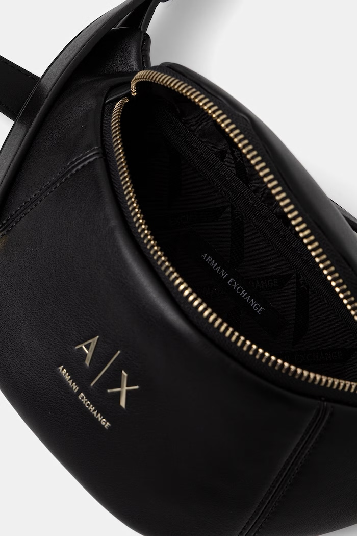 Torbica za okoli pasu Armani Exchange XW002655.AF19902 črna