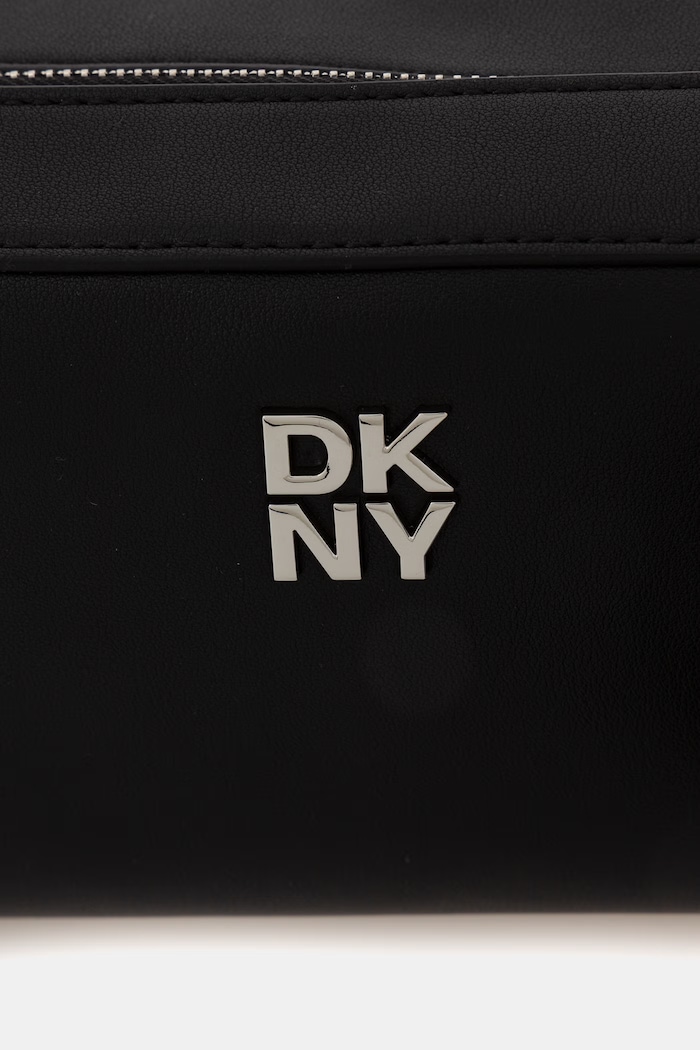 DKNY torebka bagietka damska z imitacji skóry TIANA czarny R613ZP64