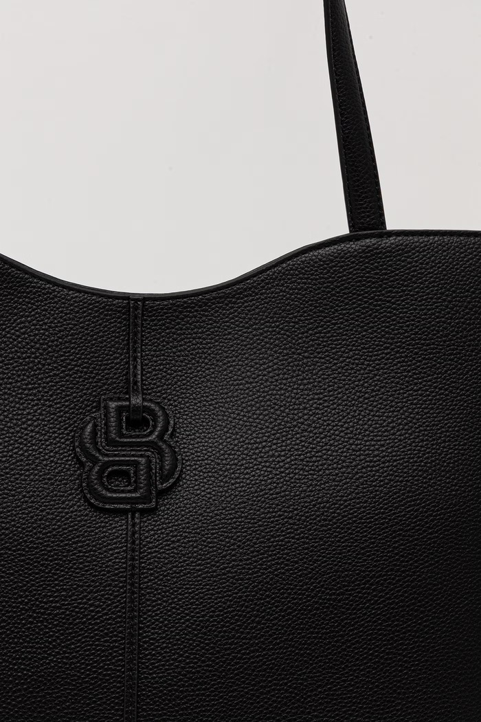 Akcesoria BOSS torebka shopper damska z imitacji skóry Anett New BIG Tote 50563158 czarny