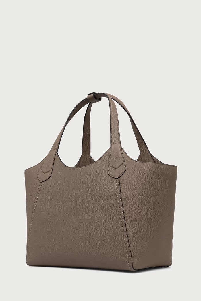 Doplnky BOSS Kabelka dámska kožená Lenah New Tote 50563395 sivá