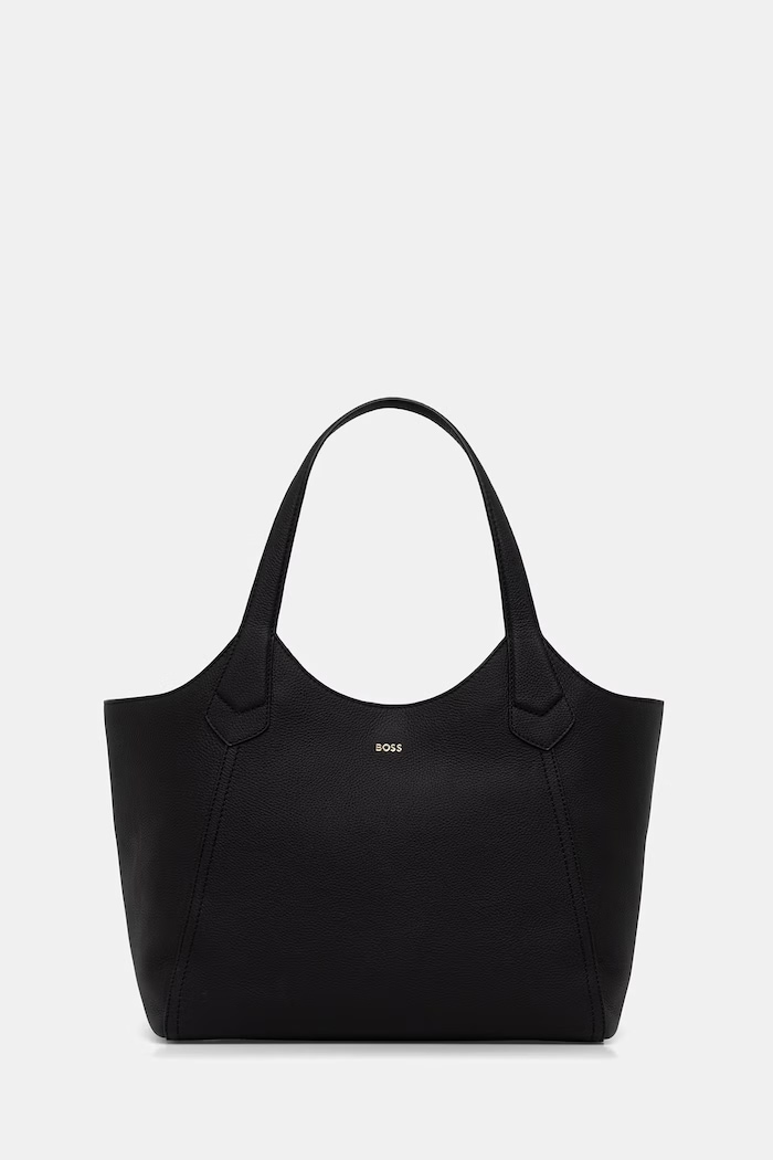 BOSS geantă pentru femei, din piele Lenah New Tote negru 50563395