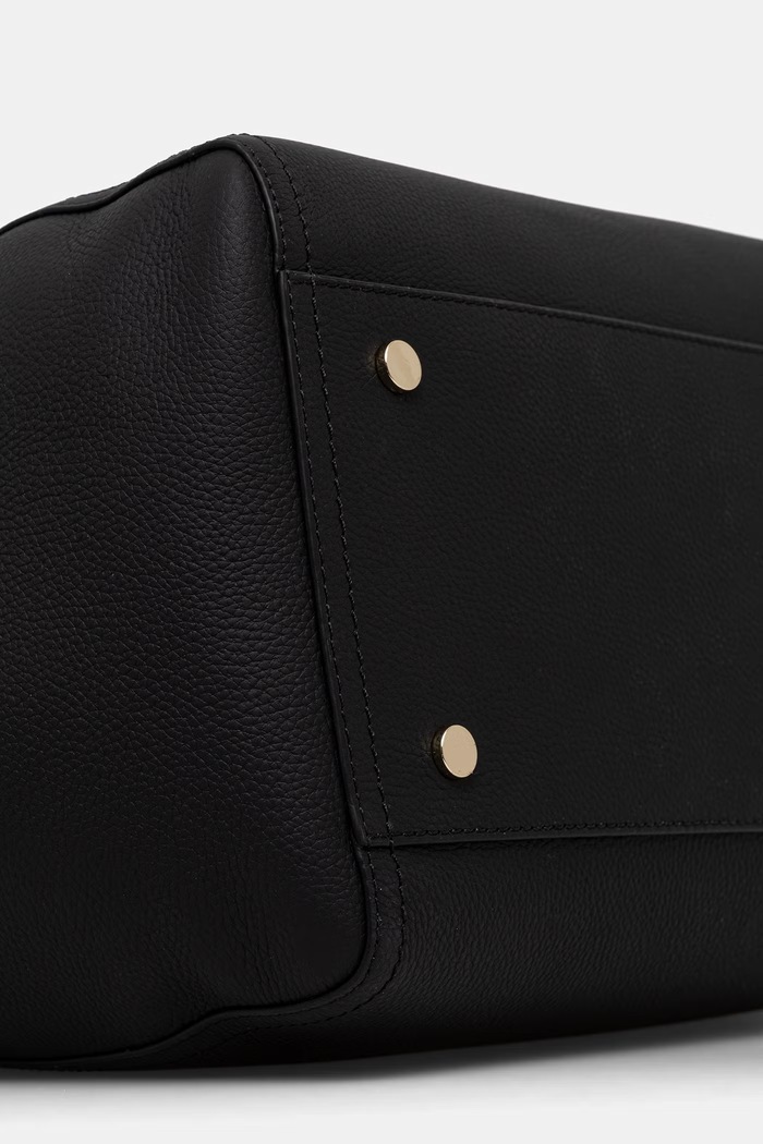BOSS geantă pentru femei, din piele Lenah New Tote 50563395 negru