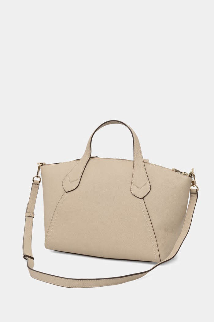 Accesorii BOSS tote bag pentru femei, cu imitație de piele Lenah Zip Tote M 50563396 bej