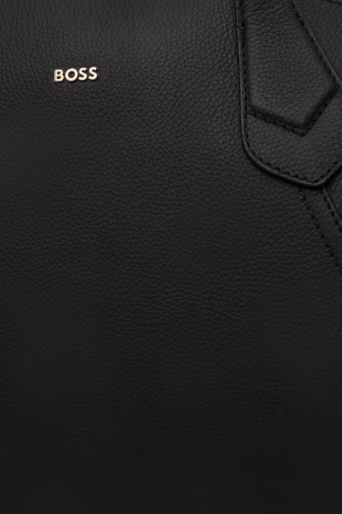 BOSS kabelka typu tote dámska z imitácie kože Lenah Zip Tote M čierna 50563396