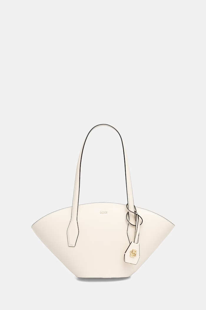 BOSS geantă shopper pentru femei, din piele NUMAH Chapelier Tote bej 50563842