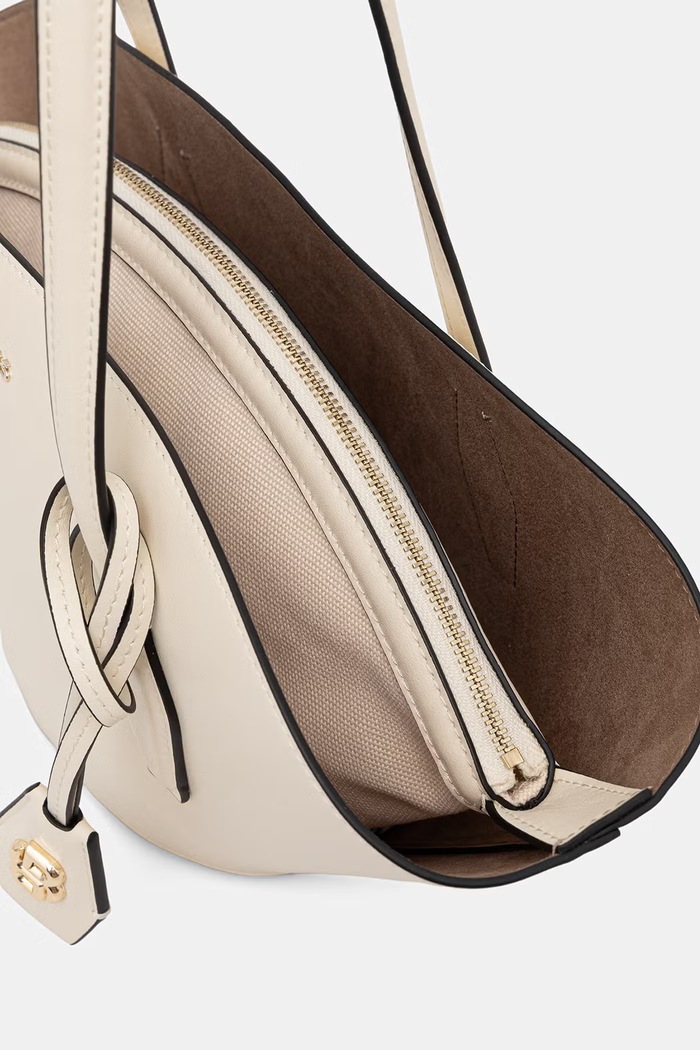 BOSS geantă shopper pentru femei, din piele NUMAH Chapelier Tote bej 50563842