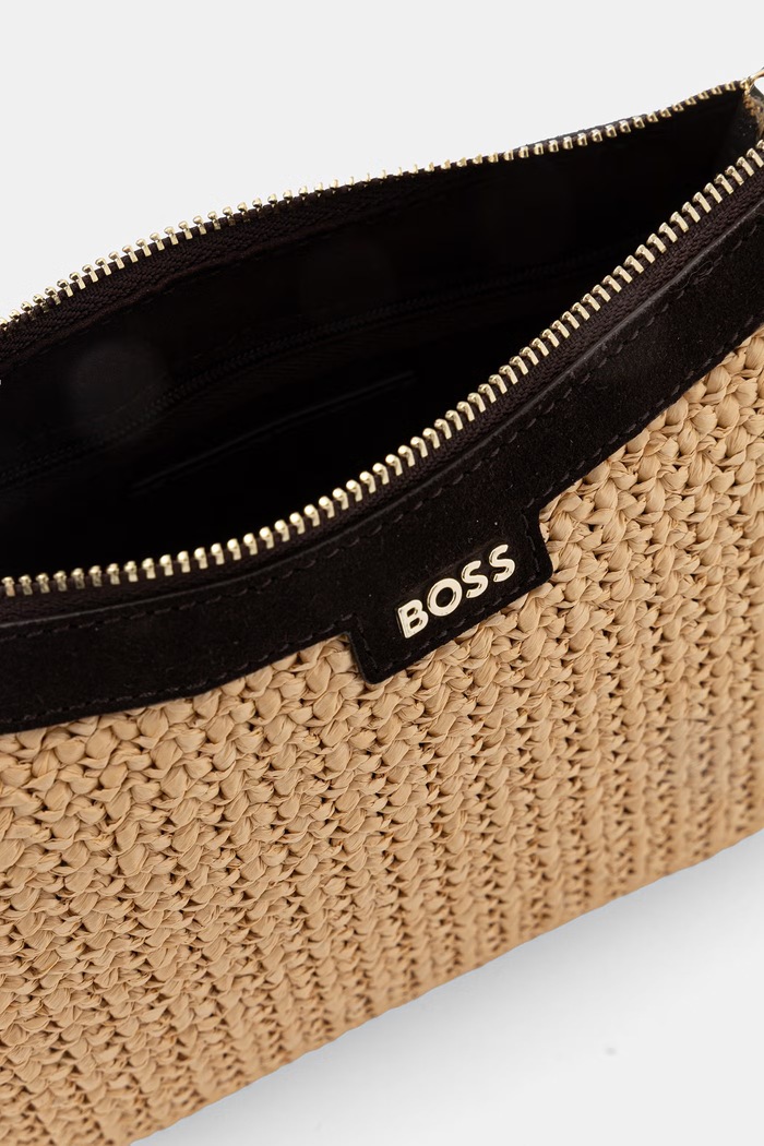 BOSS kabelka dámska pletená NUMAH SM Hobo RF 50563861 béžová