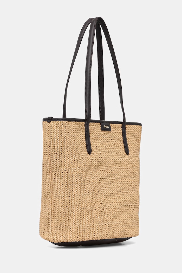 BOSS tote bag pentru femei JALA SHOPPER 50568256 bej SS26