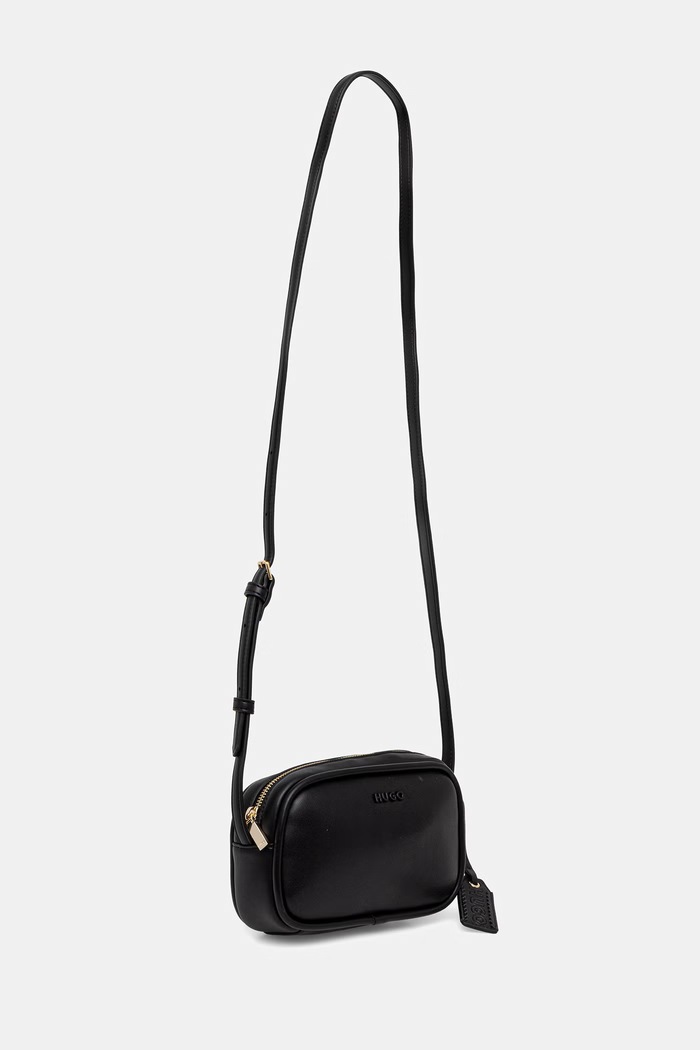 HUGO geantă crossbody pentru femei, cu imitație de piele Jodi_Crossbody 50562945 negru SS26