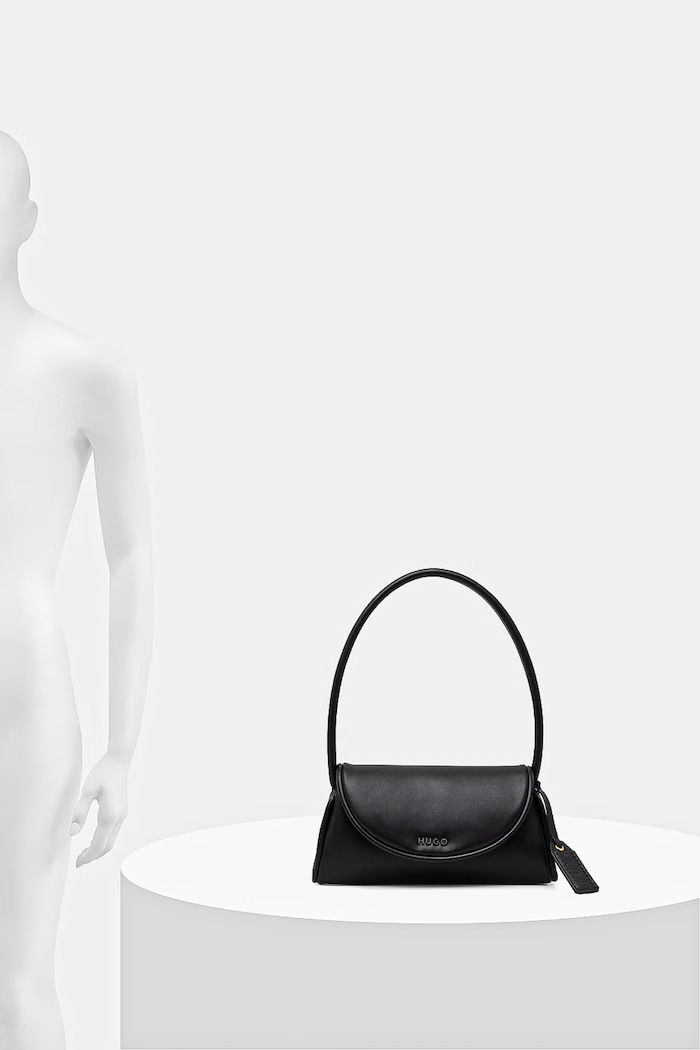 HUGO kabelka typu bageta dámska z imitácie kože Jodi Shoulder Bag 50562952