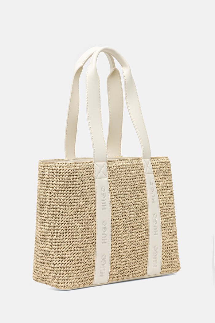 HUGO kabelka typu tote dámska Becky ST_SM Tote 50563016 béžová SS26