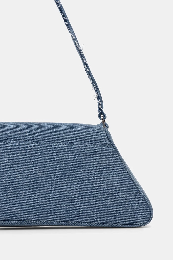 Accesorii HUGO Blue geantă pentru femei, din denim Ulani D_Shoulder Bag 50563042 albastru