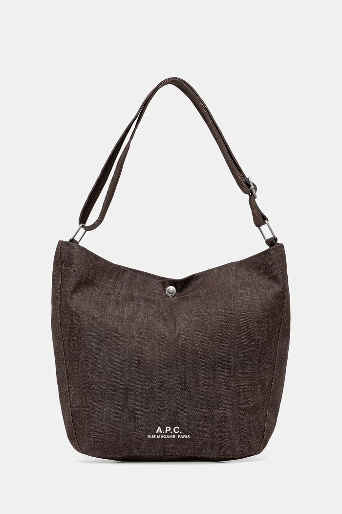 A.P.C. Besace Journal torebka tote damska brązowy COHLX.M61939