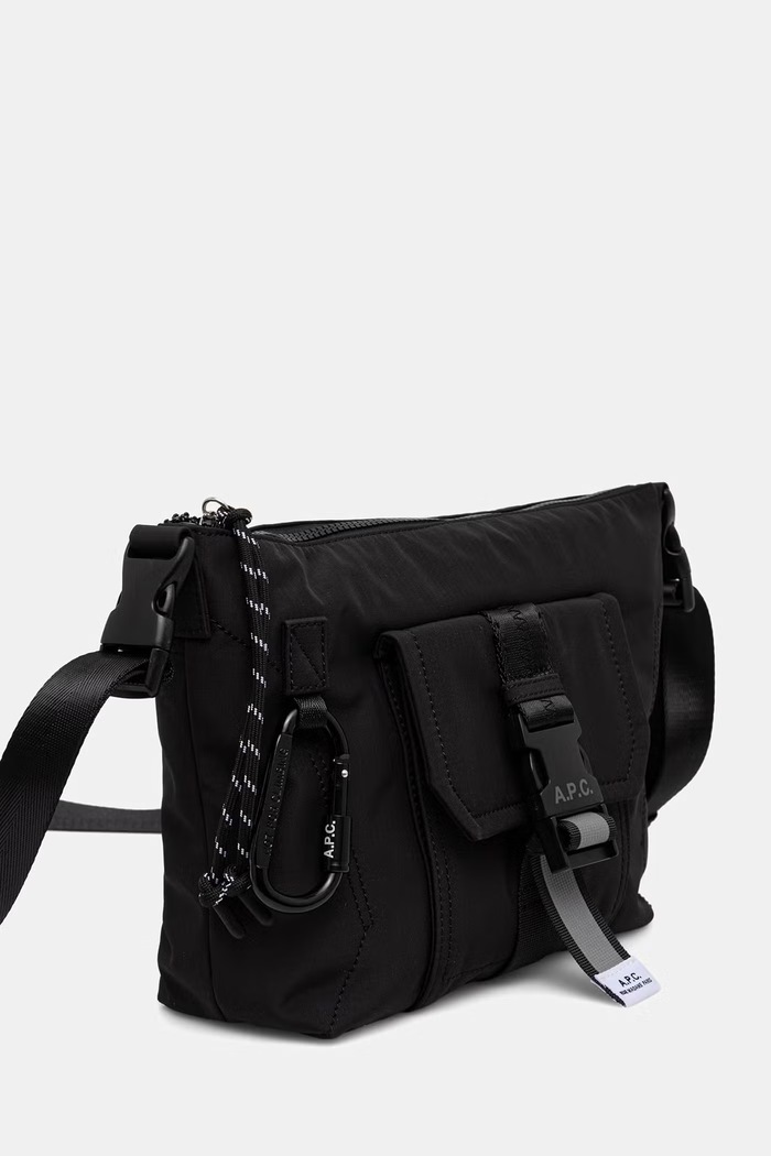 A.P.C. geantă crossbody pentru femei Besace Trek PAAGE.H61734 negru SS26