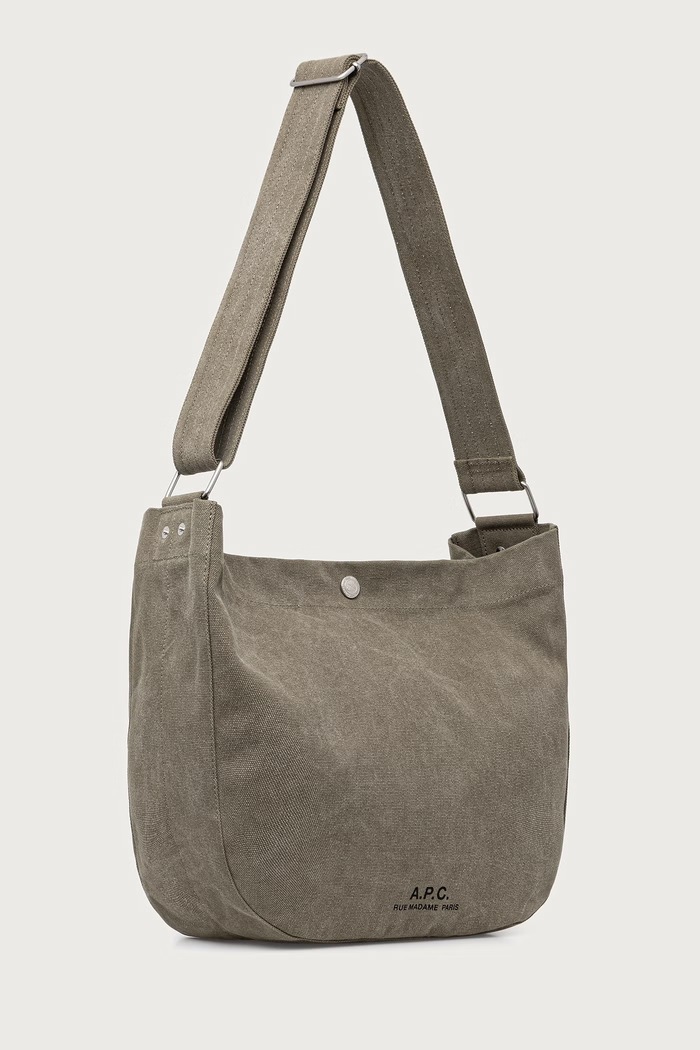 A.P.C. shopper torba za žene Besace Journal PSAJZ.M61939 zelena SS26