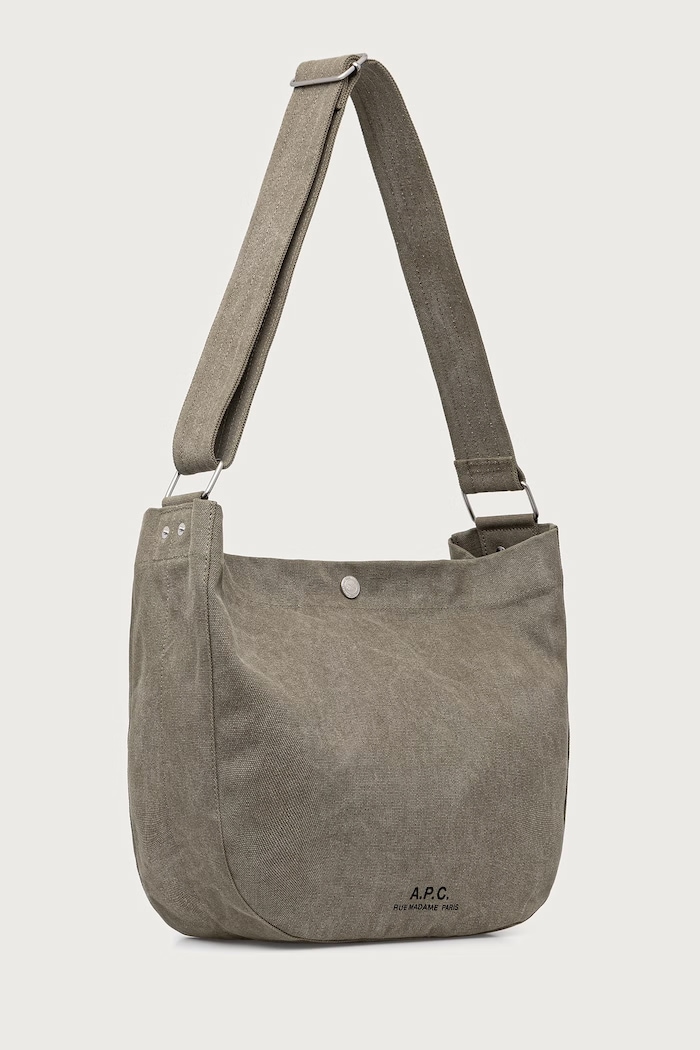 A.P.C. shopper torba za žene Besace Journal PSAJZ.M61939 zelena SS26