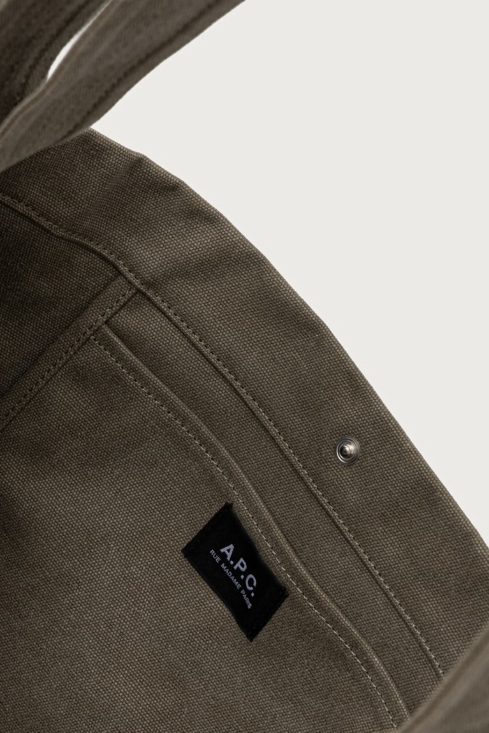 A.P.C. shopper torba za žene Besace Journal PSAJZ.M61939 zelena