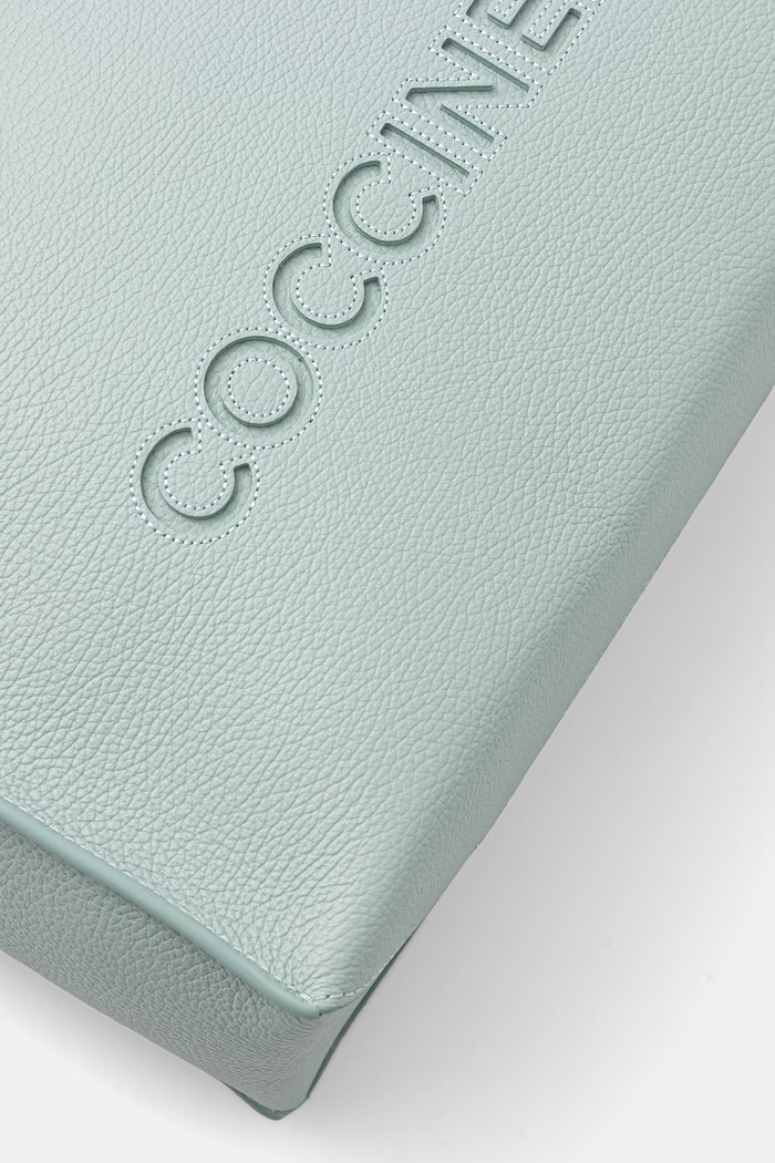 Кожена чанта Coccinelle тюркоазен E1.UAK.11.02.01