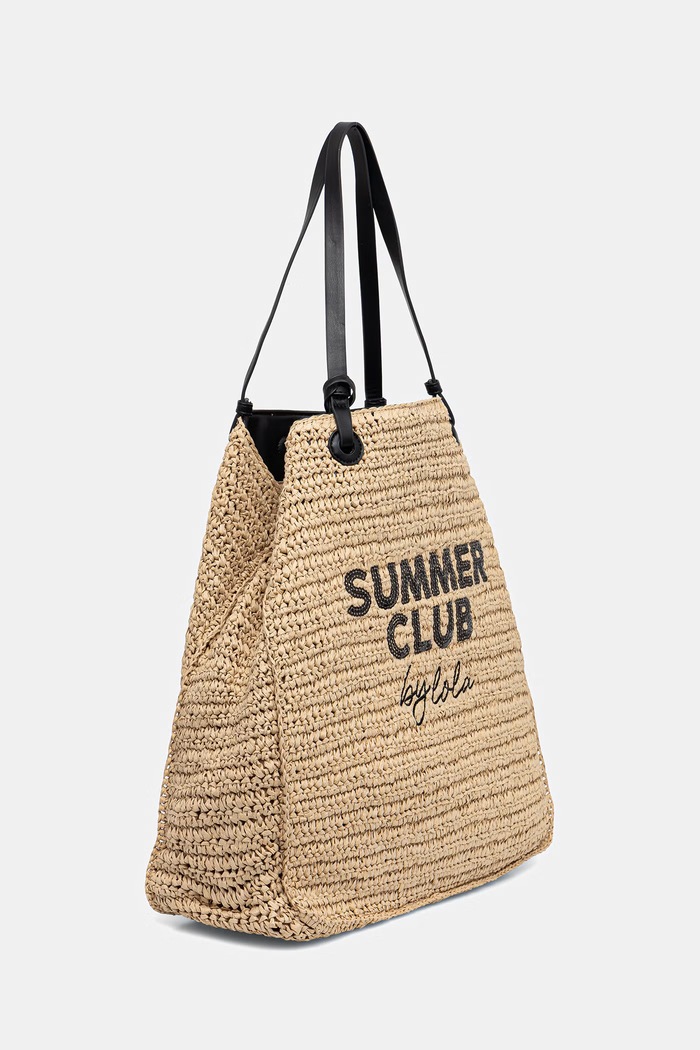 Torba za plažo Lola Casademunt LS2604057 bež SS26