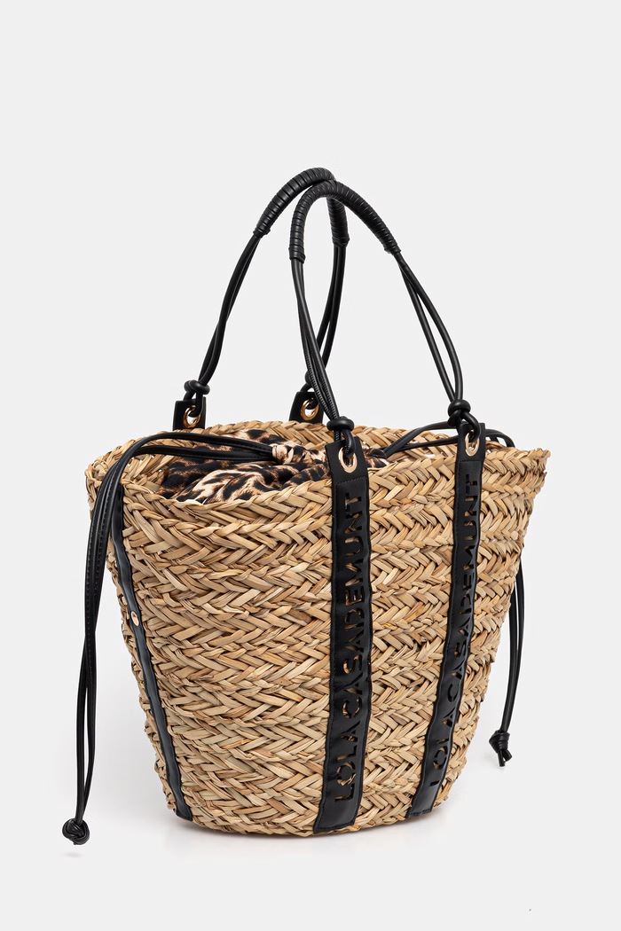 Košara za plažo Lola Casademunt LS2604091 bež SS26