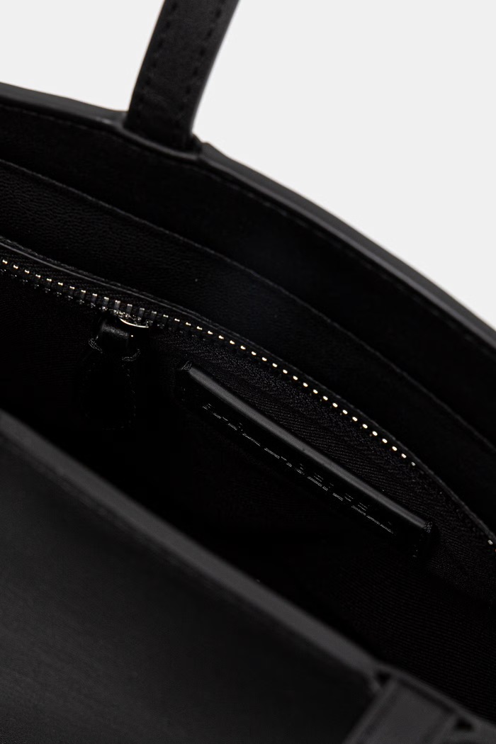 Dámska kabelka typu tote z imitácie kože Karl Lagerfeld IKON B2W30058 čierna