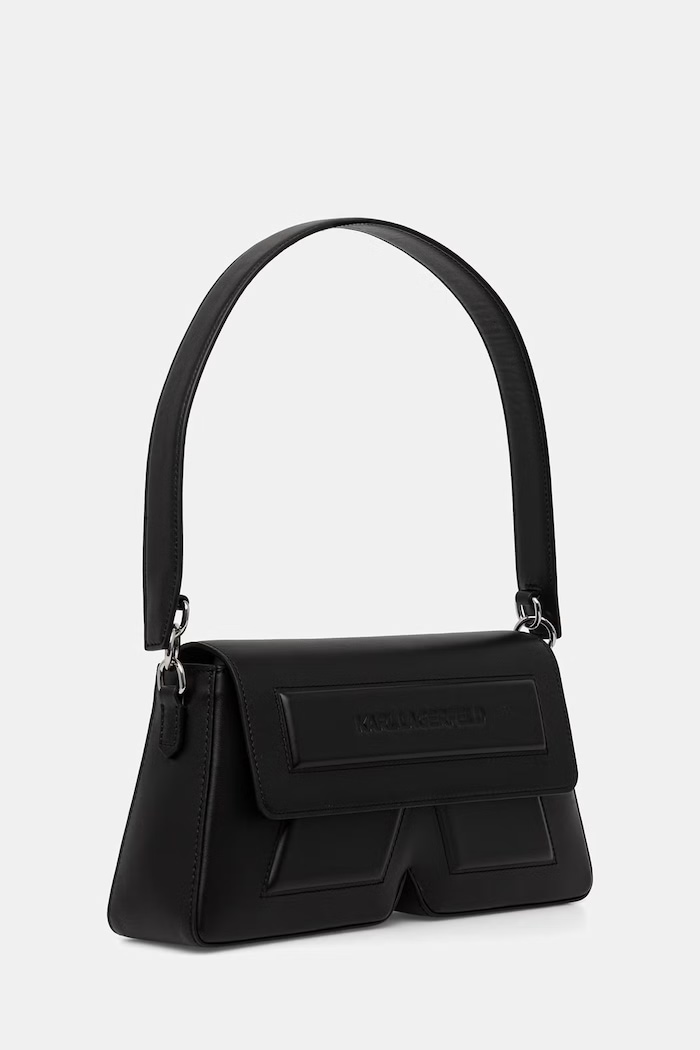 Karl Lagerfeld geantă pentru femei cu imitație de piele IKON/K B2W30262 negru SS26