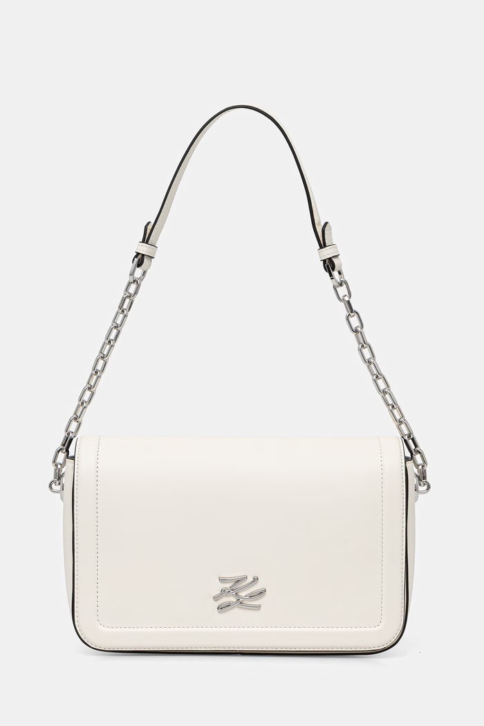 Karl Lagerfeld dámska kabelka K/AUTOGRAPH béžová B2W30036