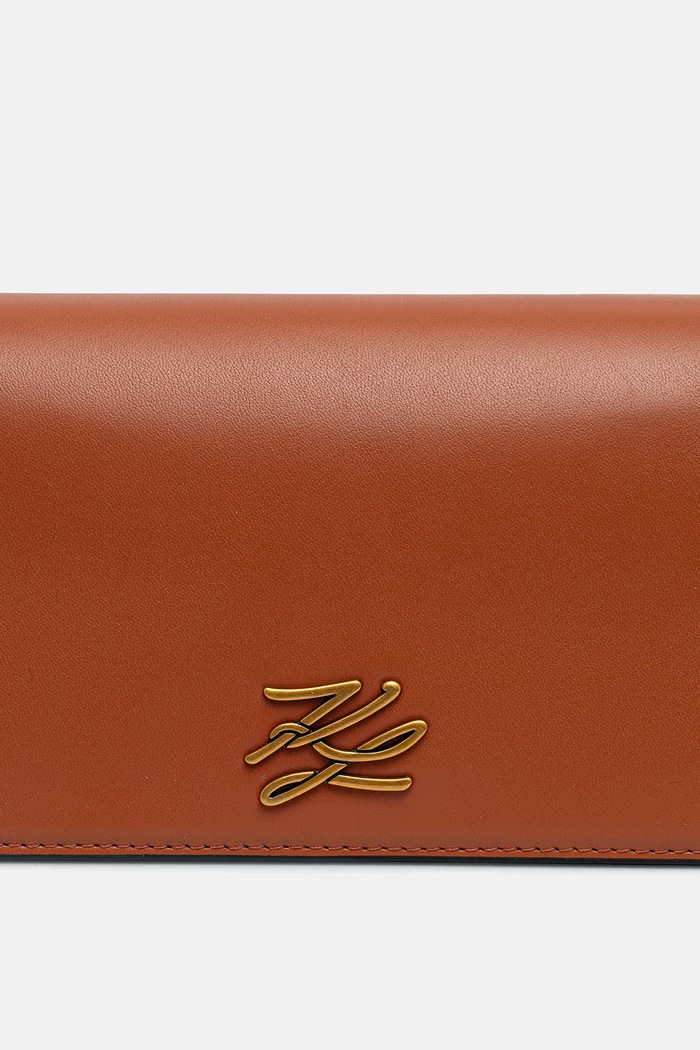 Karl Lagerfeld crossbody kabelka dámska K/AUTOGRAPH hnedá B2W30268