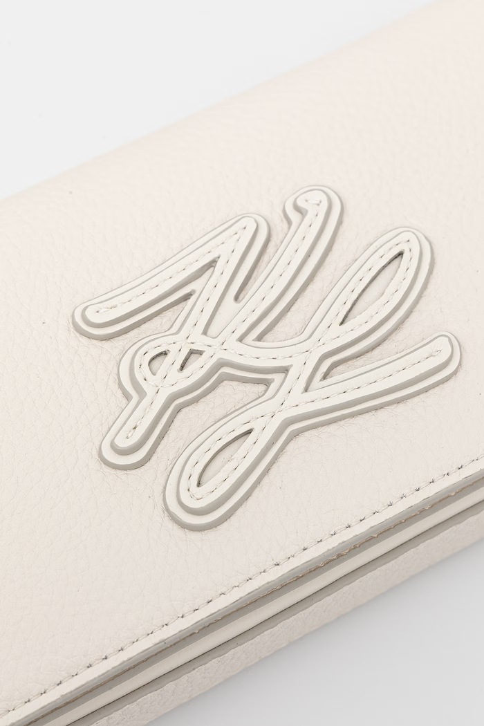 Karl Lagerfeld dámska kožená kabelka K/AUTOGRAPH béžová B2W30272