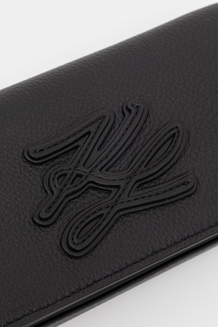 Karl Lagerfeld dámska kožená kabelka K/AUTOGRAPH čierna B2W30272