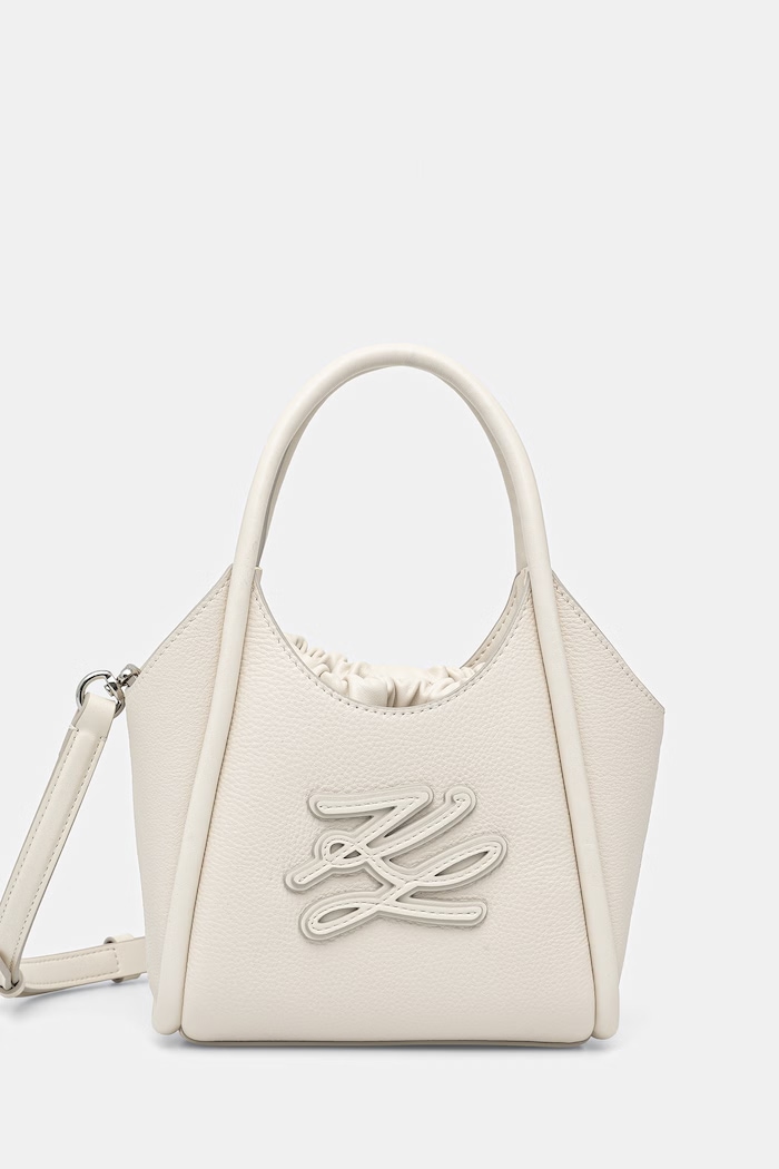 Karl Lagerfeld crossbody kabelka dámska K/AUTOGRAPH béžová B2W30053