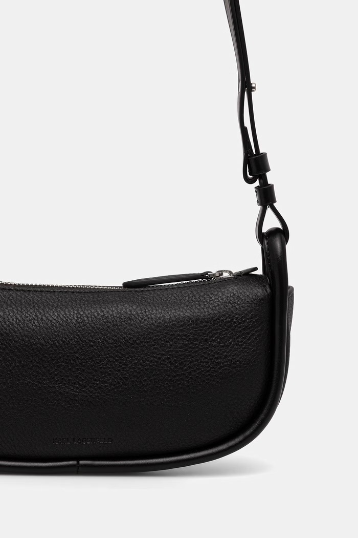 Doplnky Dámska kožená kabelka Karl Lagerfeld K/AUTOGRAPH B2W30235 čierna