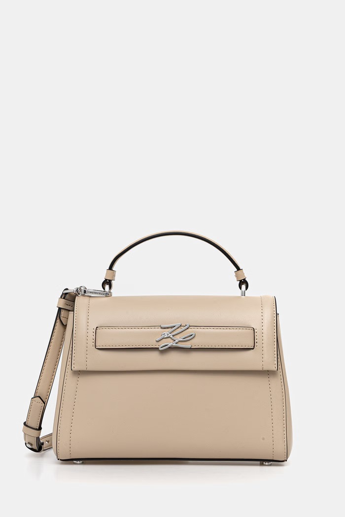 Karl Lagerfeld dámska kabelka K/AUTOGRAPH béžová B1W30278