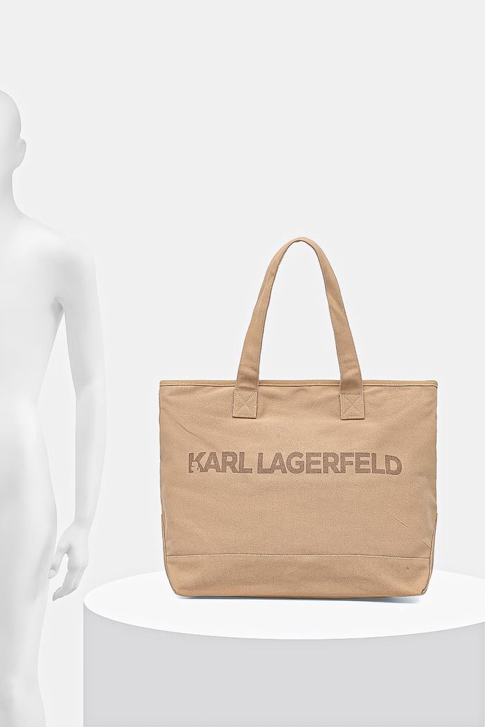 Karl Lagerfeld tote torba za žene pamučna K/ESSENTIAL B2W50099