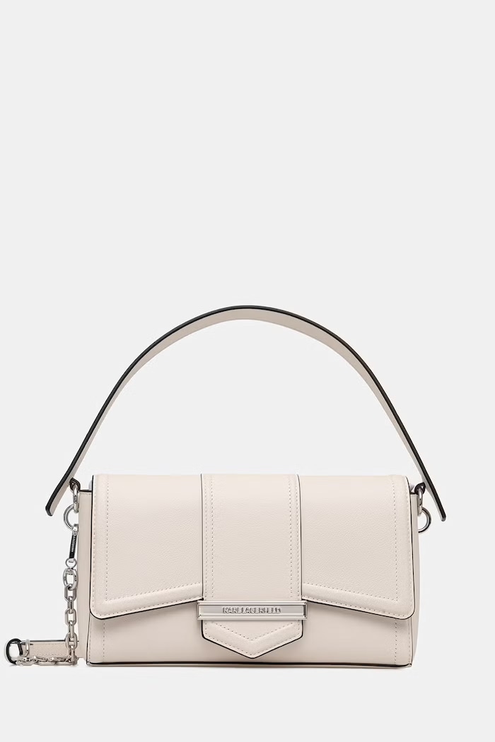Karl Lagerfeld Geantă crossbody de femei din piele K/NOVA alb B2W30098