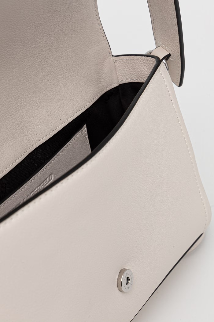 Karl Lagerfeld Geantă crossbody de femei din piele K/NOVA B2W30098 alb