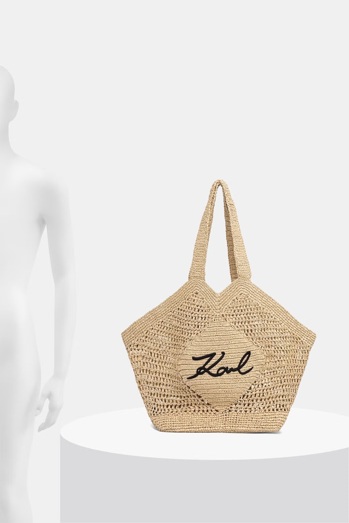 Karl Lagerfeld tote bag pentru femei împletită K/SIGNATURE B2W46068