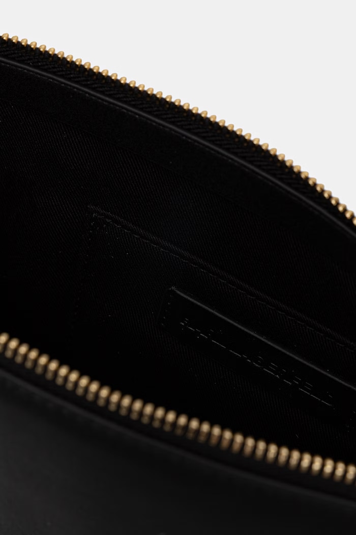 Karl Lagerfeld dámska kožená hobo kabelka K/SIGNATURE B2W30004 čierna