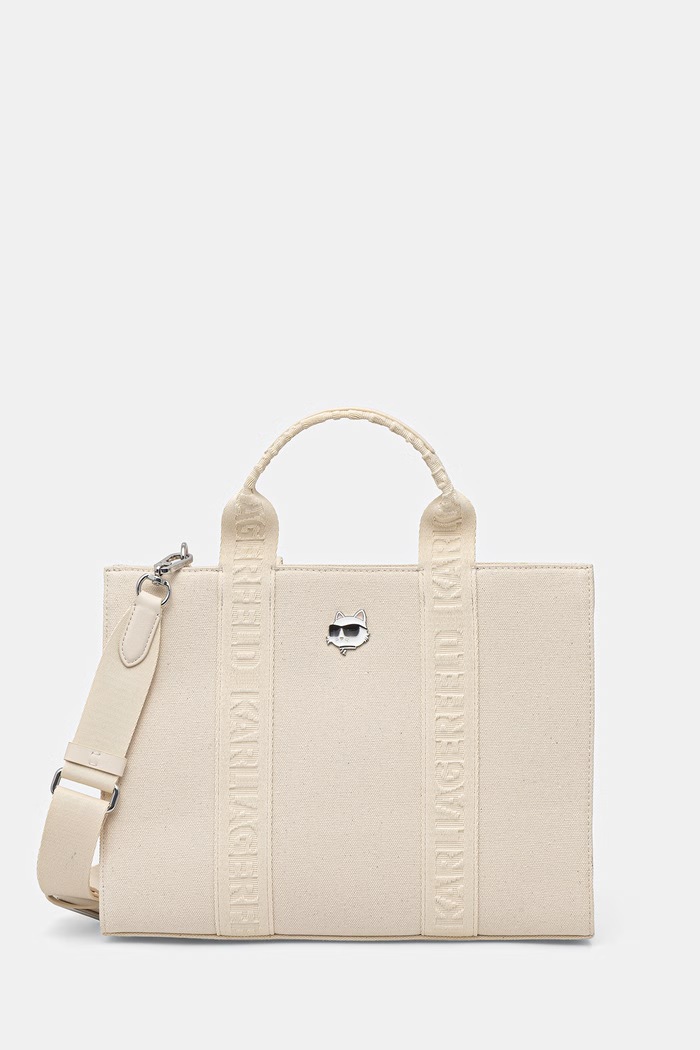 Karl Lagerfeld tote bag pentru femei IKON bej B2W50090