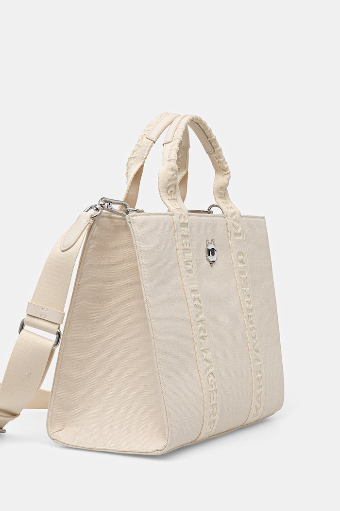 Karl Lagerfeld tote bag pentru femei IKON B2W50090 bej SS26